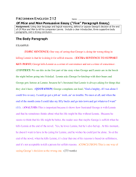 What are some tips on writing a good body paragraph? Sample Body Paragraph
