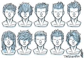 Random Hairstyles Male By Thestupidfox Hairstyles Hairstylesdrawing Male Random Thestu In 2020 Drawing Hair Tutorial How To Draw Hair Drawings Pinterest