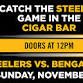 Steelers vs. Bengals in the King Cool Cigar Bar event image