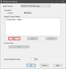 Not sure if it is because the event manager program or because it cant see the email programs i have. Epson Scan Network Setup Epson