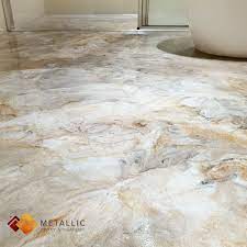 A Rustic Stone Marble Flooring Looks Beautiful Against The Light Pale Colour Theme Of This Guest Concrete Stained Floors Rustic Stone Painted Concrete Floors