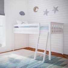 Make your own bunk bed. Harriet Bee Jefferies Twin Solid Wood Loft Bed By Harriet Bee Reviews Wayfair