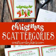 Maybe you would like to learn more about one of these? Christmas Scattergories Free Printable Game Creations By Kara