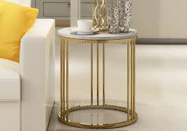 Marble coffee tables offer timeless style as well as a touch of luxury, sophistication and natural beauty. Buy Bess Marble Top Side Table Coffee Tables Fancy Homes