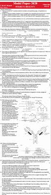 Cbse Board Model Papers 2021 Class 10th 12th Sample Papers Subject Wise