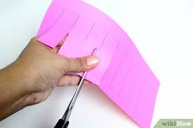 Draw a pattern on brown craft paper. 3 Ways To Make A Chinese Lantern Wikihow