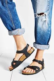 Birkenstock Ankle Strap Sandals Birkenstock Rio Quarter Strap Sandal Strap Sandals Women Shoes Two Strap Sandals