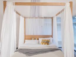 Contemporary 4 posters handmade in sheffield by natural bed company. Four Poster Bed Curtains Get Laid Beds