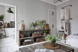 Whether your apartment is a studio or not, there are a few essentials that you need to embrace the style. Grey Rustic Studio Apartment Apartment Interior Apartment Decor Small Apartment Interior