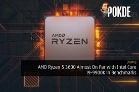 That's a first for amd in more than a decade, and a pretty big deal for the pc gaming world. Amd Ryzen 5 3600 Almost On Par With Intel Core I9 9900k In Benchmarks Pokde Net Intel Core Amd Benchmark