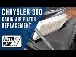 Maintenance of a car differ from a vehicle to another. How To Replace Cabin Air Filter Chrysler 300 Youtube