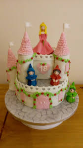 Sleeping Beauty castle for Ellie's 18th birthday | Sleeping beauty cake,  Beauty cakes, Castle cake