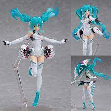 Figma Sp 054 Hatsune Miku Racing 2014 Version Anime Figure Max Factory Japan Anime Figures Anime Figurines Anime