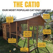 Connected outside cat enclosures with an australia wide cat enclosures and cat runs, designed from your photos,average cost under $500. Outdoor Cat Enclosures And Cat Runs High Quality Pet Products By Somerzby