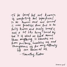 Susanna April On Instagram Fully Known Truly Loved That Is What Our Hearts Crave It Liberates Us And It Strengthens Us We Cool Words Words Words Quotes