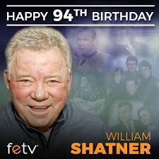 Happy Birthday to William Shatner! The #StarTrek and #TJHooker star turns  94 today. 🎁🎈🎂