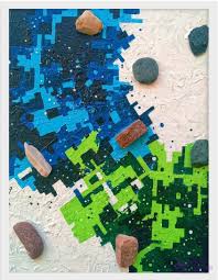 Buy Unity of Nature Acrylic Painting| Artwork by a Person with Disabilities 