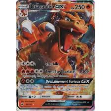 Il mesure environ 30 cm de haut et 25 de large. Cartes A Collectionner Carte Pokemon Dracaufeu Gx 250 Pv 20 147 Sl3 Ultra Rare 168579 Cdiscount Jeux Jouets
