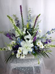 This flower is perfect if you want to attract hummingbirds to your garden. White And Blue And Purple For You By Etowah Florist