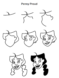 Penny Proud Art Painting Tools The Proud Family Cool Cartoon Drawings