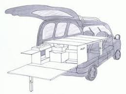 Campinambulle A Travel Trunk For The Trunk Of Your Vehicle With Kitchen And Bunk Integrated Implementation In Amenager Voiture Dormir Kangoo Amenage Fourgon