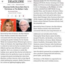 Shawnee smith (the saw franchise), dean winters (30 rock), emmy winning actor chris elliott, and oscar nominee bruce dern are set to star in christmas vs the walters, an indie holiday comedy from jars media group. Julie Stackhouse Posts Facebook
