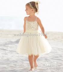 Wholesale Flower Girls Dresses Buy New Arrival 2 4 Years Old A Line Spaghetti K Flower Girl Dresses Tutu Flower Girl Dresses Tulle Beach Flower Girl Dresses