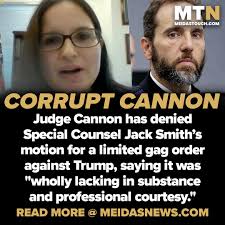 Jack Smith's request came after Trump spread a fake claim that the  government tried to assassinate him, putting the lives of law enforcement  at risk. Judge Cannon continues to show her extreme