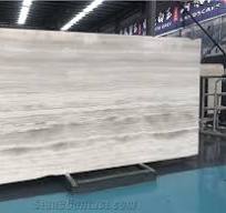 White Wood Marble for Wall Cladding