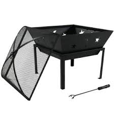 It's your choice to either add a barbecue grill or cooking grate. Fire Pit Screen The Blog At Fireplacemall