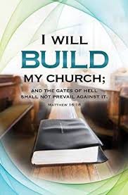 Bulletin & program covers free downloads. Amazon Com Worship Bulletin I Will Build My Church Kjv Pack Of 100 Office Products