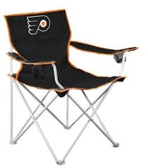 Nhl Philadelphia Flyers Deluxe Folding Chair By Logo 25 00 Chairs Logo Tailgate Chairs Boys Chairs