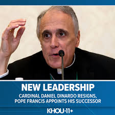 Pope Francis has accepted the resignation of Cardinal Daniel DiNardo and  appointed his successor. More:  https://www.khou.com/article/news/local/archdiocese-galveston-houston-dinardo-vasquez/285-1ddc6b71-ac94-4b0a-8e62-1a1ef6b21159?utm_medium  ...