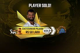 Tnn | apr 6, 2019, 09:09 ist. Ipl 2021 Auction Csk Buys Pujara For Rs 50 Lakh Makes Comeback