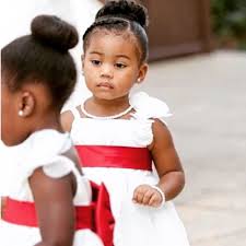 We think there is no other cuter hairstyle than the above one to be worn by black flower girls. Toddlers And Tangles On Twitter Hair Buns Are A Perfect Flower Girl Hairstyle They Make All Little Girls Look And Feel Like A Princess Bun Messybun Hairstyle Bunnylove Haircut Updo Hairstylist Hairstyles