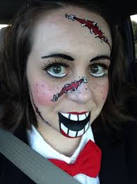 scary ventriloquist makeup saubhaya