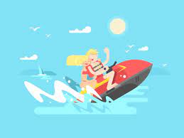 Download On Hydrocycle Hand Illustration Illustration Illustration Design