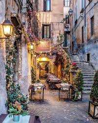 Cucina Del Teatro Beautiful Lit Up Outside Very Quaint Surprisingly There S No One Here Yet Im Going To Take A In 2020 Beautiful Places Places Rome Italy