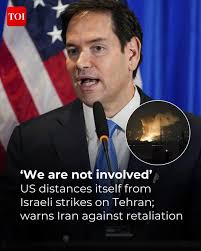 The United States has made it clear that it is not involved in #Israel's  latest strikes