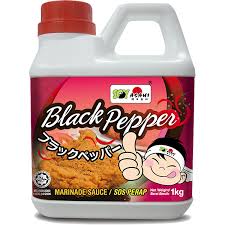 Black pepper or black pepper sauce is one of the most popular sauces in western cuisine and can be eaten with a variety of. Blackpepper Marinade Sauce 1kg Soy Asahi