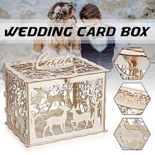 As with all wedding diy projects make sure you leave yourselves enough time. Shop Generic Diy Wedding Gift Card Box Wooden Money With Lock Beautiful Online Jumia Ghana