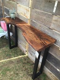 Walnut Live Edge Sofa Table Entry Table Console Table Diy Entry Table Entry Table Rustic Wood Furniture