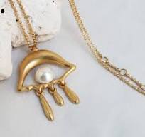 Dali Golden Eye Necklace - Getty Museum Store