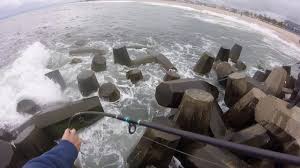 Fishing The Manasquan Inlet Nj Off The Rocks