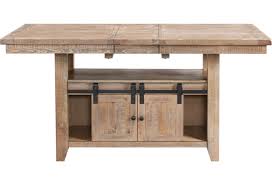 Pub tables, also called bar tables, measure around 42 inches tall. Intercon Highland Relaxed Vintage Counter Height Table With Self Storing Leaf And Storage Fisher Home Furnishings Pub Tables