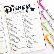 Disney Lovers Check This Disneymovie Watch List From Have You Seen All Of Them Bullet Journal Inspiration Bullet Journal Notebook Bullet Journal Ideas Pages