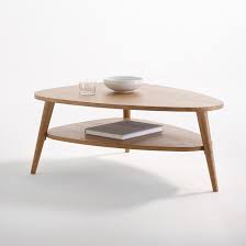 Weston home factory rectangle wood coffee table. Quilda Double Top Vintage Style Coffee Table Oak La Redoute Interieurs La Redoute Coffee Table Coffee Table Vintage Cheap Coffee Table