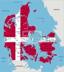 Flughafen aar aarhus stabrandvej 24, 8560 kolind : Danemark Sehr Detaillierte Politische Karte Mit Nationalflagge Leinwandbilder Bilder Kopenhagen Danisch Politischen Myloview De