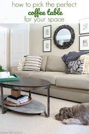 Although this rule is not hard and fast, it is a good basis to work from. How To Choose The Right Coffee Table For Your Space Average But Inspired
