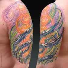 Hyperspace Studios Tattoos New Jason Crop Circle Abstraction Guy Aitchison Tattoos Organic Tattoo Unique Tattoo Designs